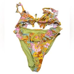 Show Me Your MuMu Floral Bikini Set